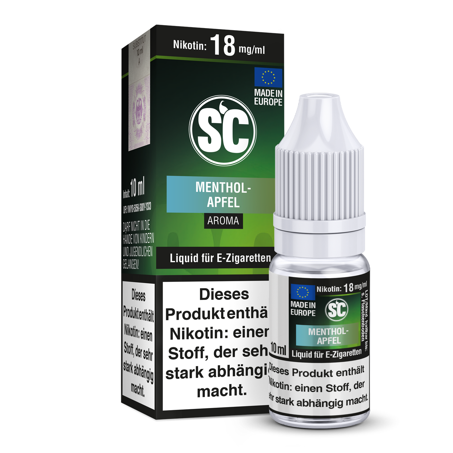 SC - Menthol-Apfel - Liquid