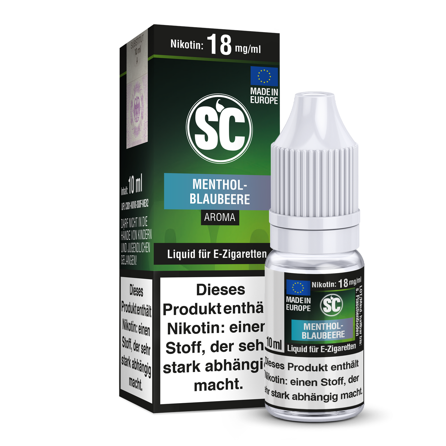 SC - Menthol-Blaubeere - Liquid