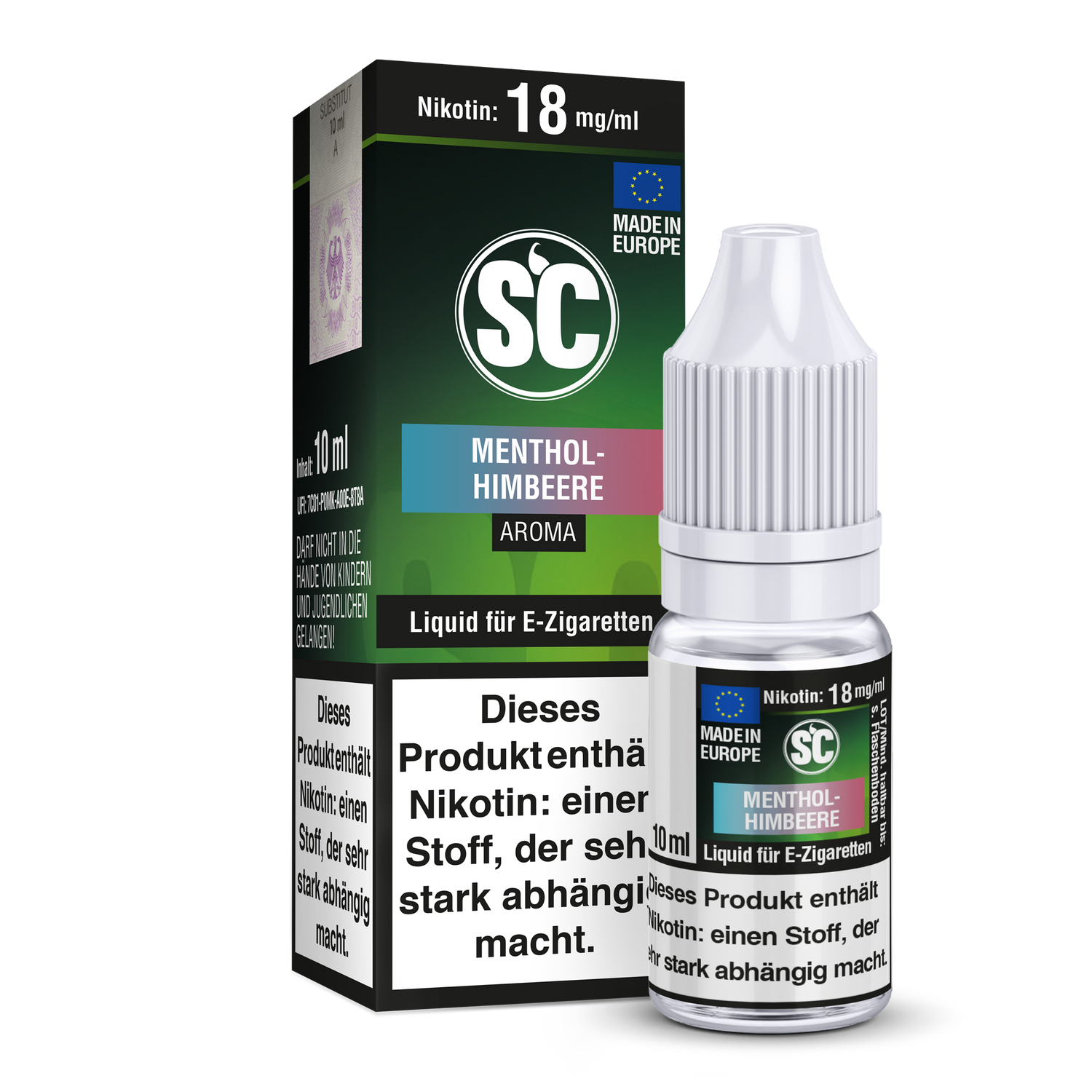 SC - Menthol-Himbeere - Liquid