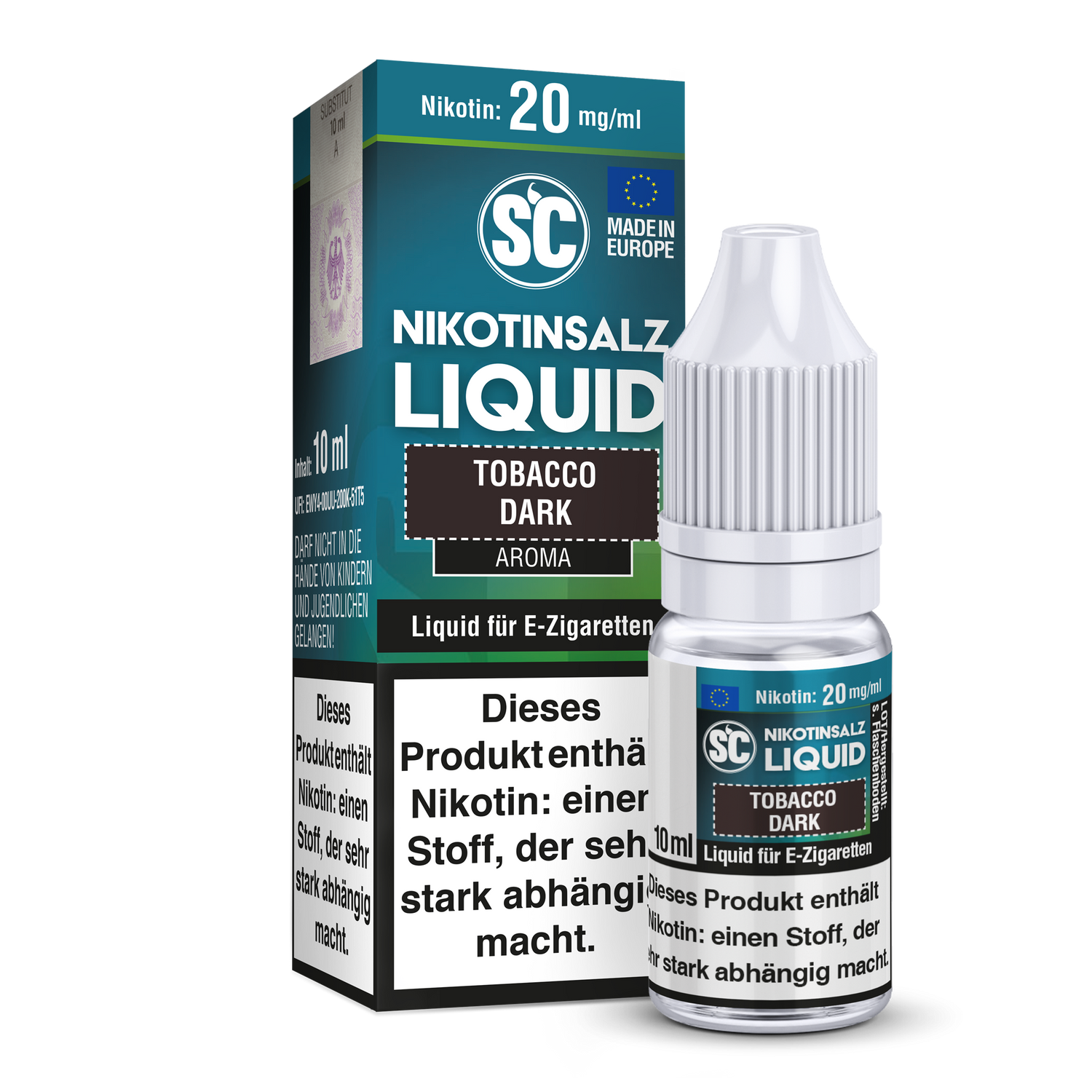 SC - Tobacco Dark - Nikotinsalz Liquid - time4smoke