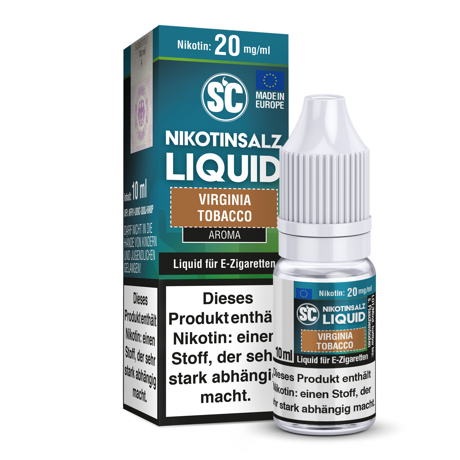SC - Virginia Tobacco - Nikotinsalz Liquid - time4smoke