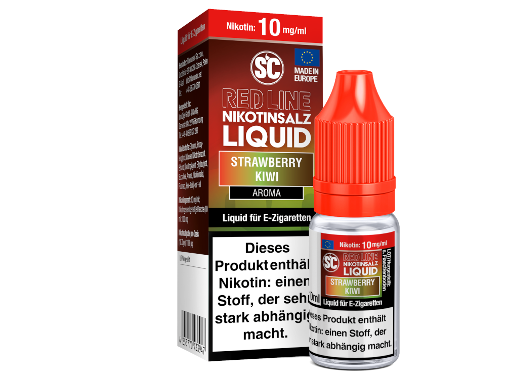 SC - Red Line - Strawberry Kiwi - Nikotinsalz Liquid