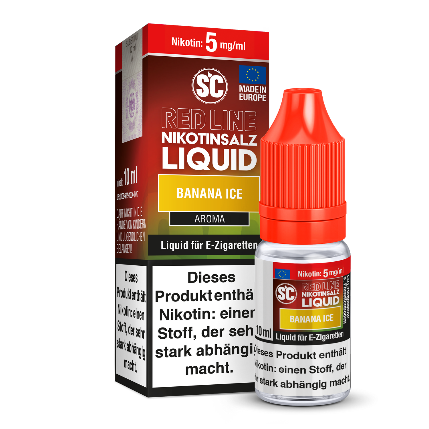 SC - Red Line - Banana Ice - Nikotinsalz Liquid