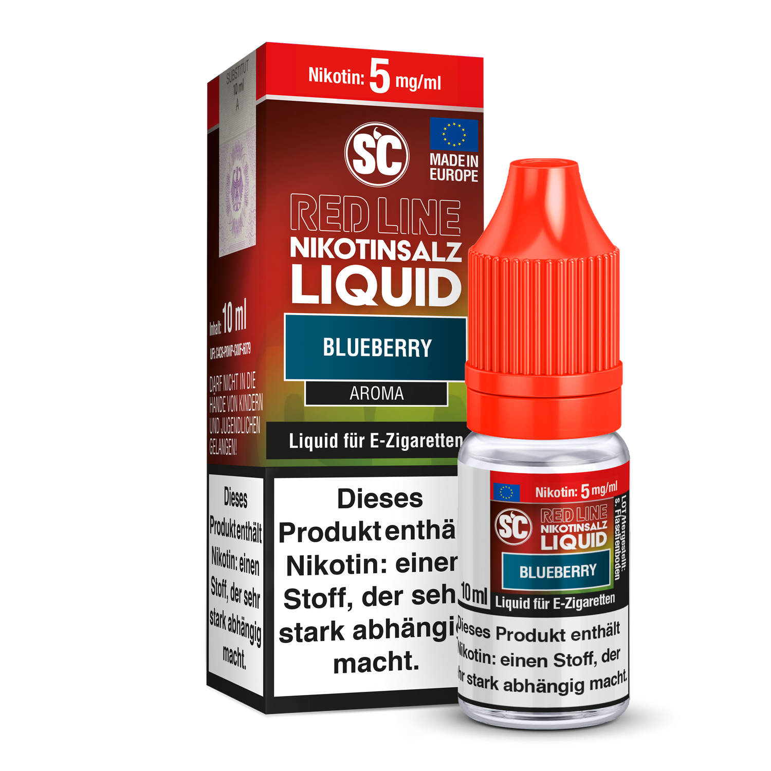 SC - Red Line - Blueberry - Nikotinsalz Liquid