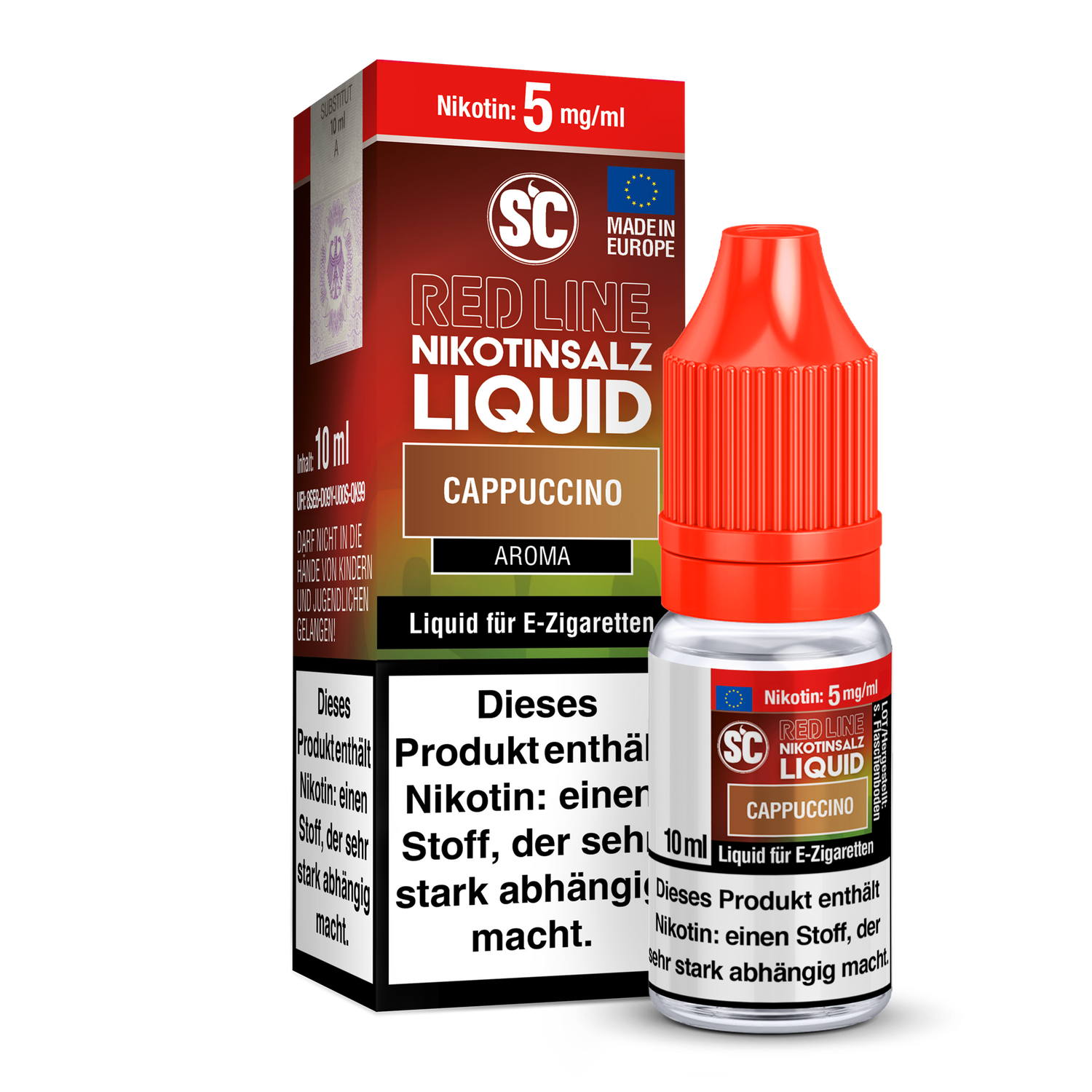 SC - Red Line - Cappuccino - Nikotinsalz Liquid