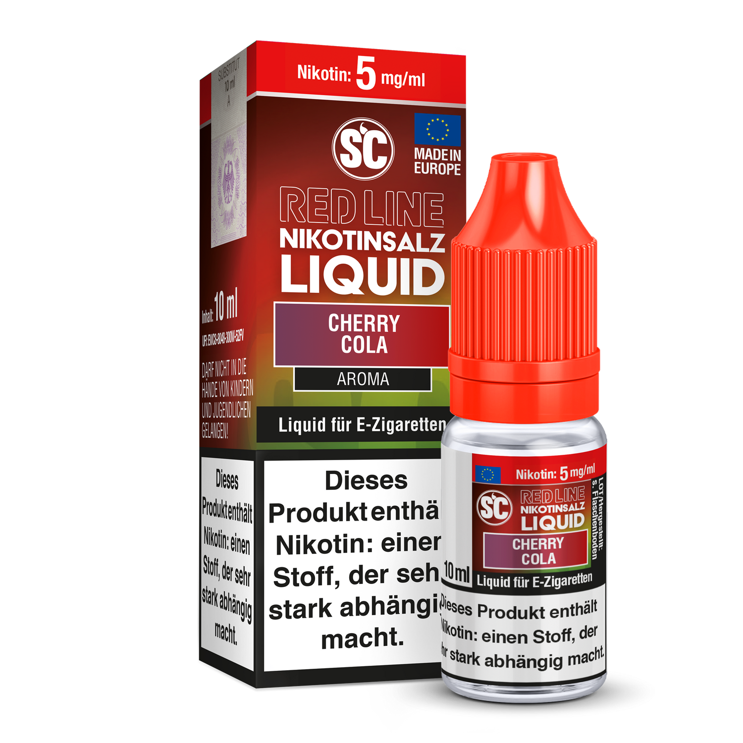 SC - Red Line - Cherry Cola - Nikotinsalz Liquid