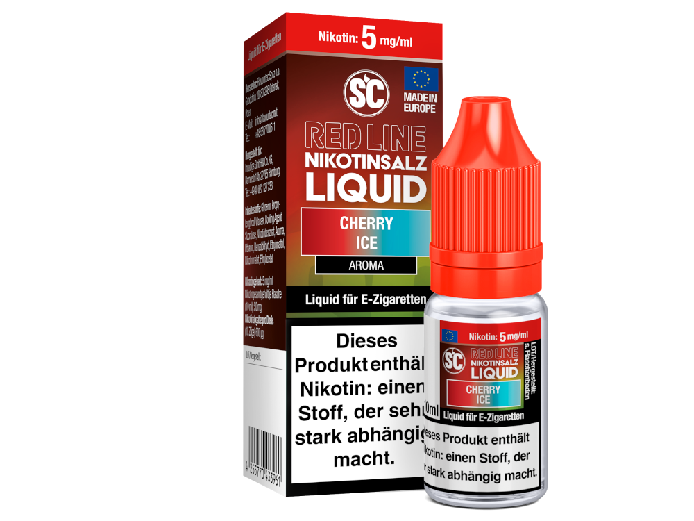 SC - Red Line - Cherry Ice - Nikotinsalz Liquid