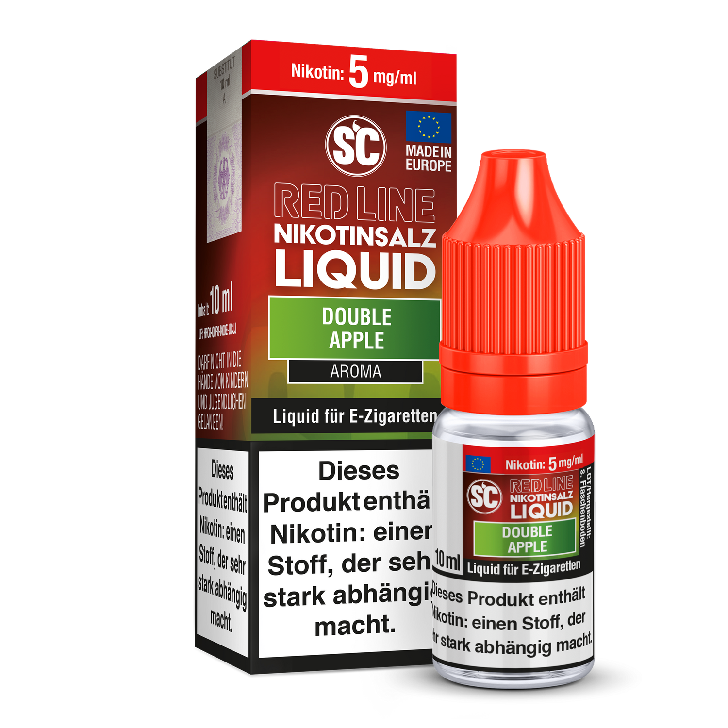 SC - Red Line - Double Apple - Nikotinsalz Liquid