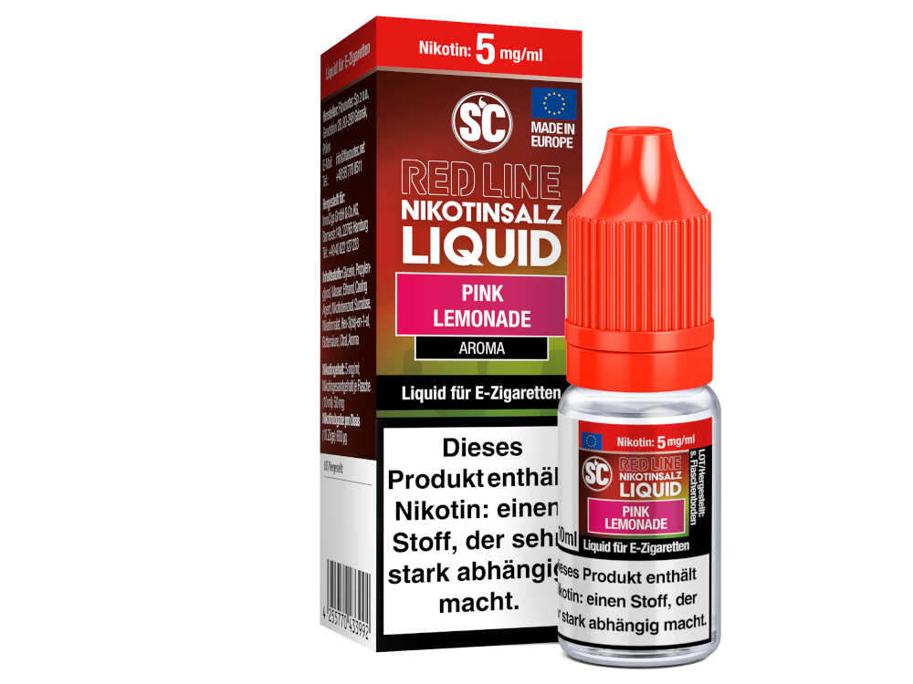 SC - Red Line - Pink Lemonade - Nikotinsalz Liquid