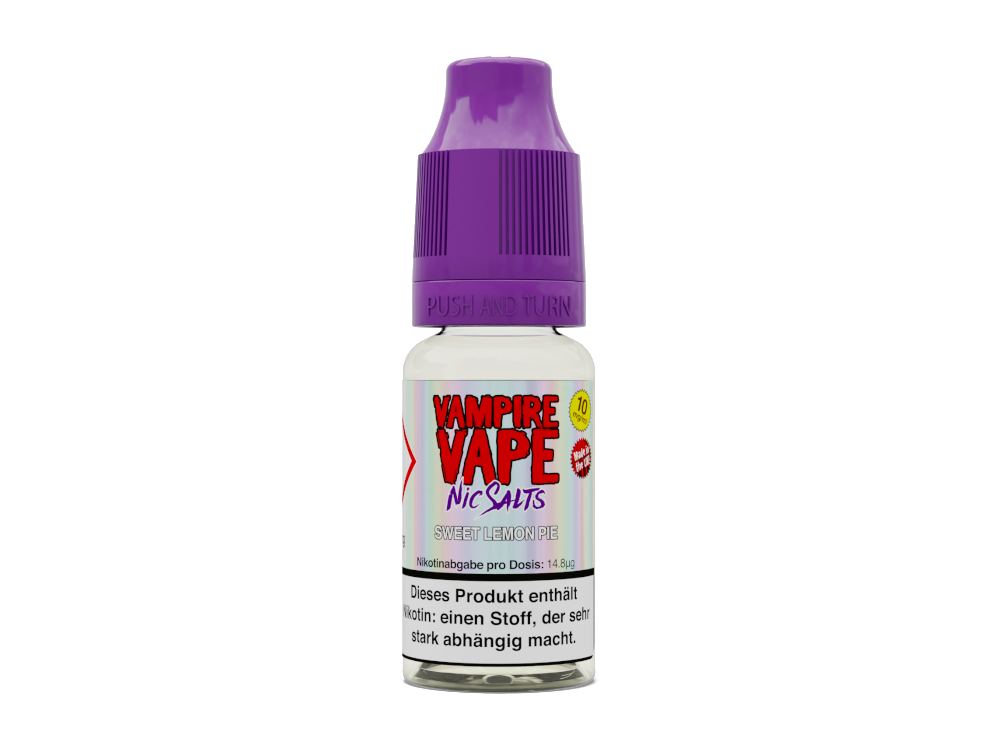 Vampire Vape - Sweet Lemon Pie - Nikotinsalz Liquid - time4smoke