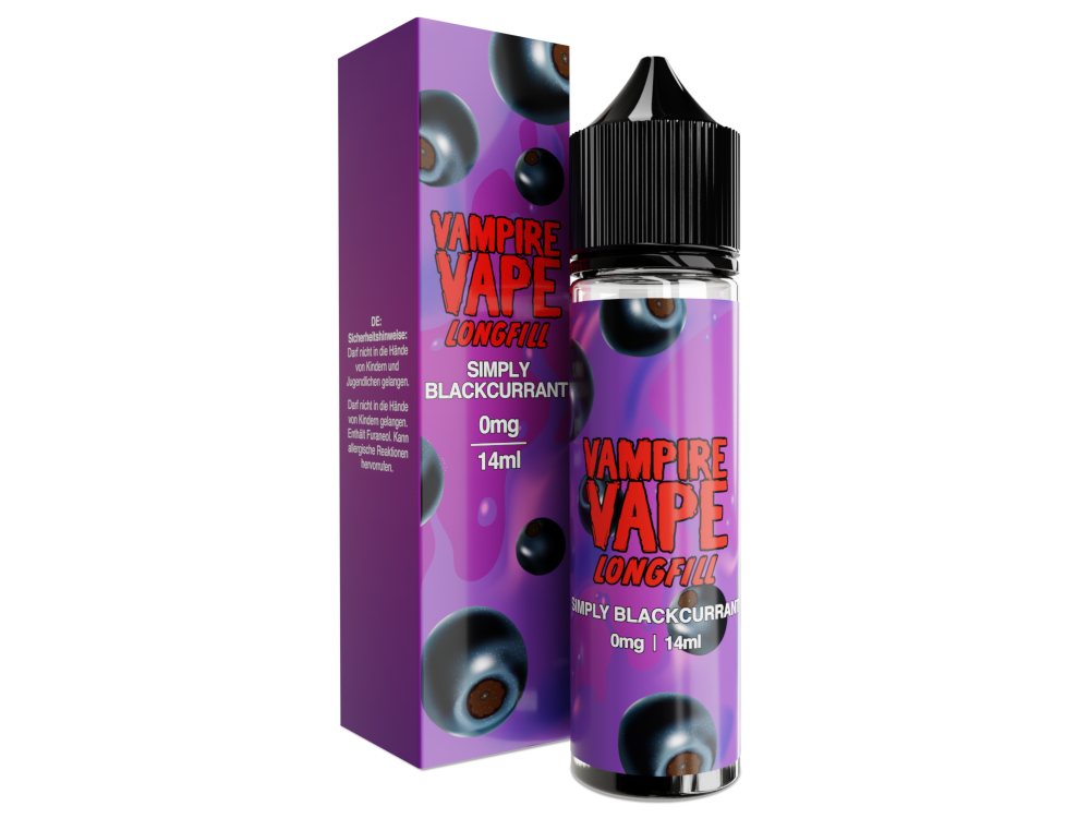 Vampire Vape - Simply Blackcurrant - Longfill Aroma 14 ml