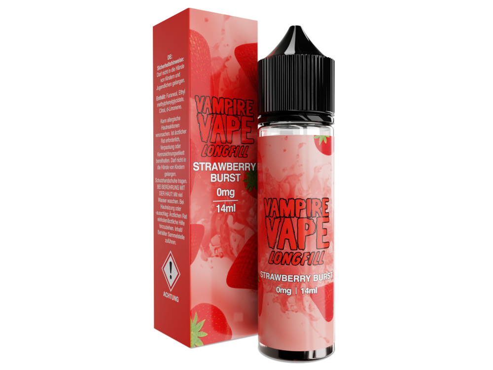 Vampire Vape - Strawberry Burst - Longfill Aroma 14 ml