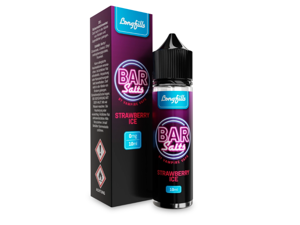 Vampire Vape - Bar Salts - Strawberry Ice - Longfill Aroma 10 ml