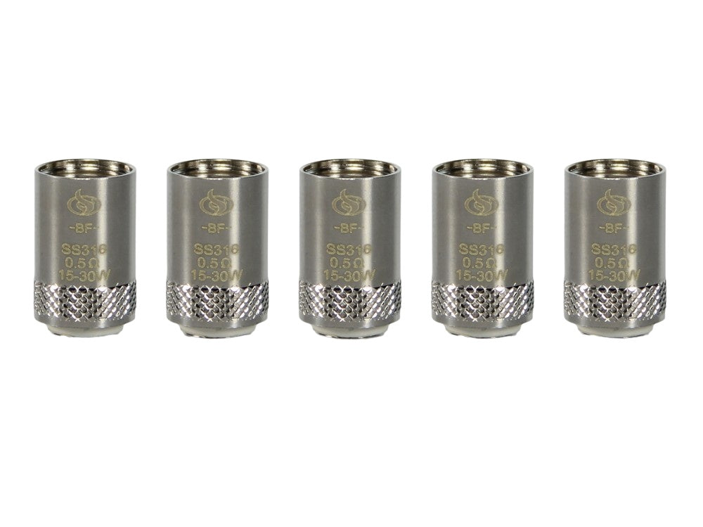 InnoCigs - BF SS316 - Verdampferköpfe 0.50 / 0.60 / 1.00 Ohm (5 Stück)