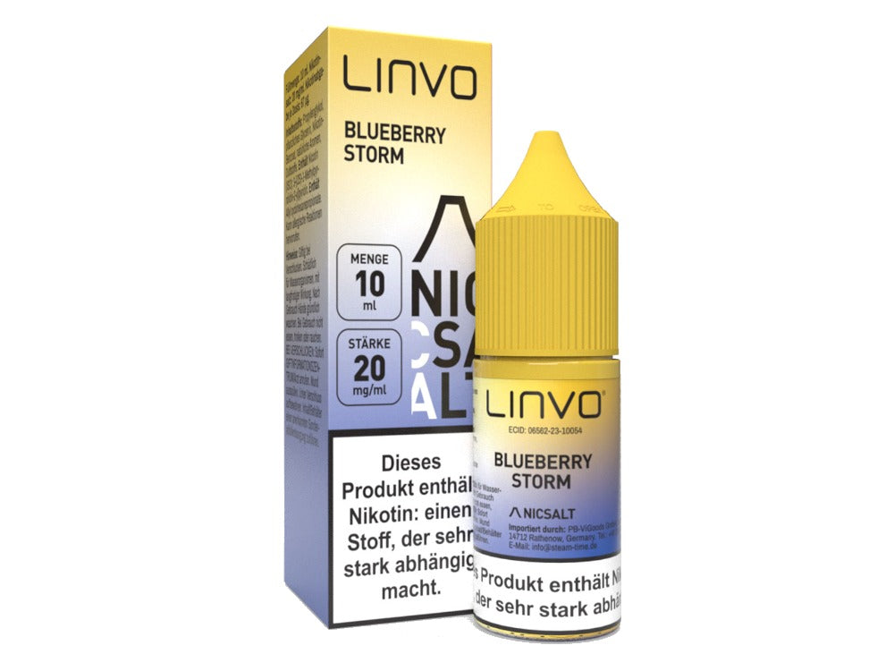Linvo - Blueberry Storm - Nikotinsalz Liquid