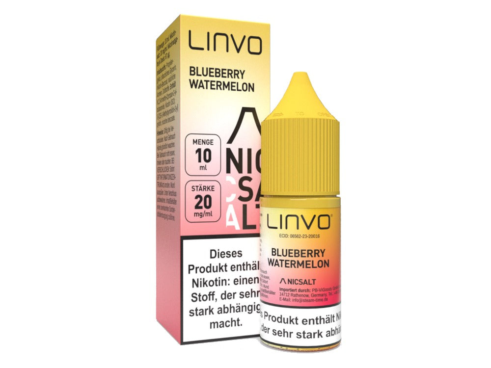 Linvo - Blueberry Watermelon - Nikotinsalz Liquid