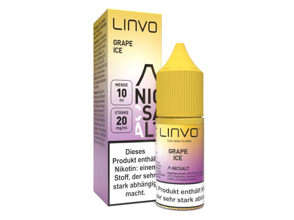 Linvo - Grape Ice - Nikotinsalz Liquid