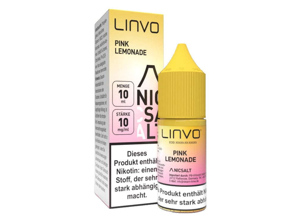 Linvo - Pink Lemonade - Nikotinsalz Liquid