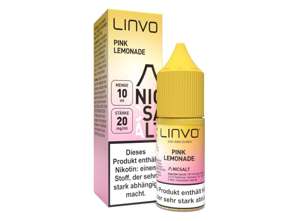 Linvo - Pink Lemonade - Nikotinsalz Liquid