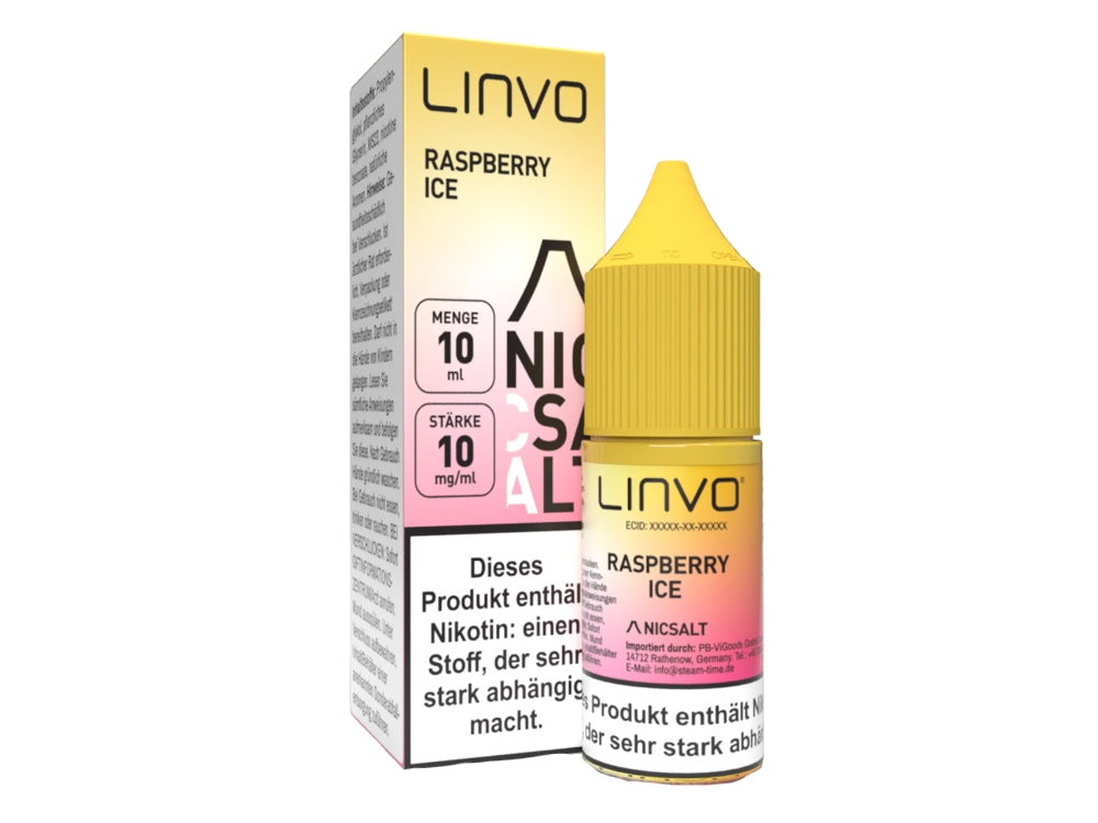 Linvo - Raspberry Ice - Nikotinsalz Liquid