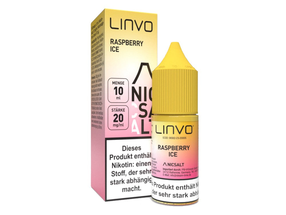 Linvo - Raspberry Ice - Nikotinsalz Liquid