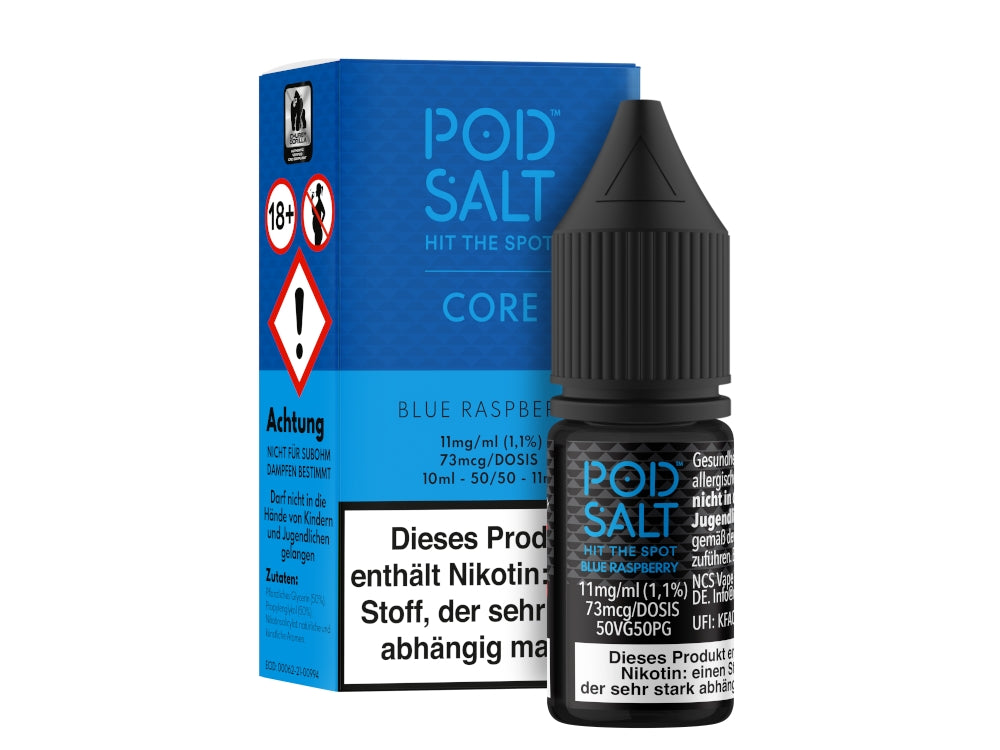 Pod Salt - Core - Blue Raspberry - Nikotinsalz Liquid
