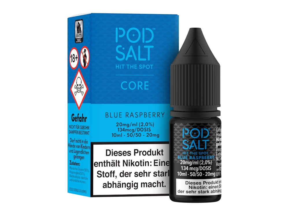 Pod Salt - Core - Blue Raspberry - Nikotinsalz Liquid