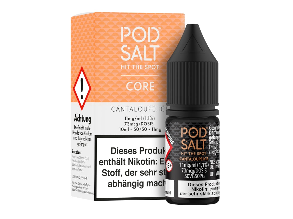 Pod Salt - Core - Cantaloupe Ice - Nikotinsalz Liquid