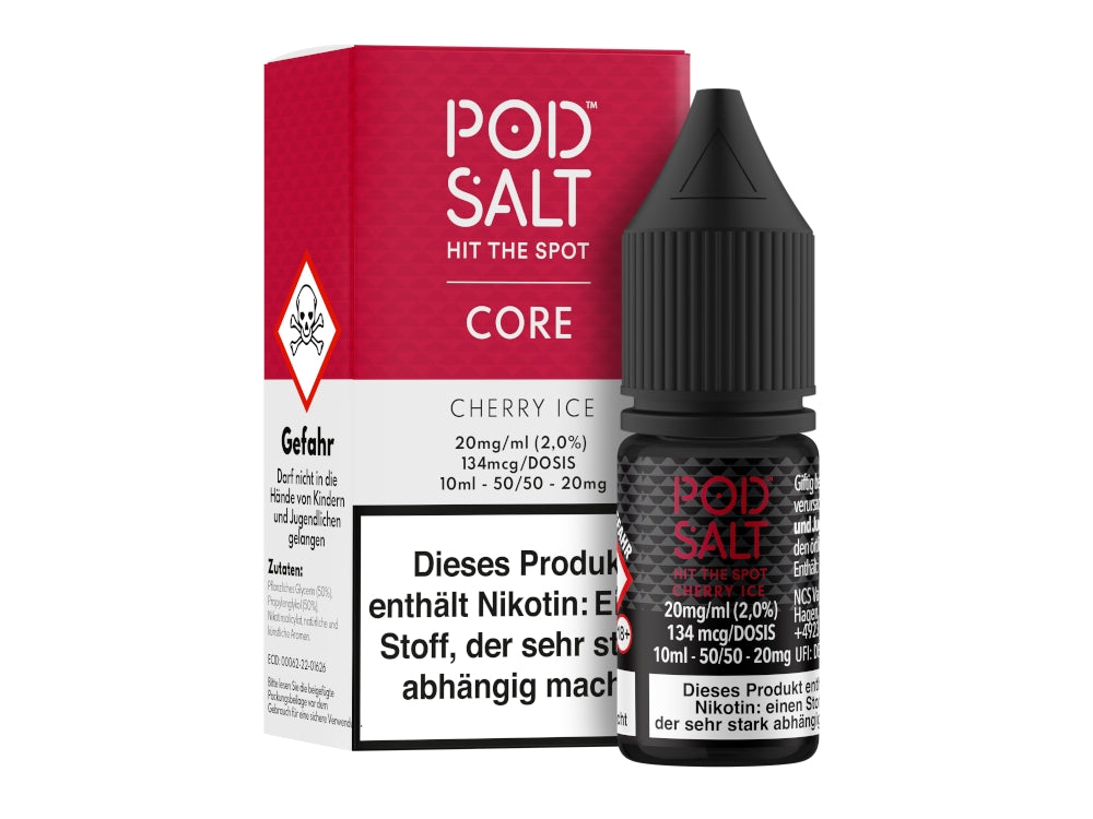 Pod Salt - Core - Cherry Ice - Nikotinsalz Liquid