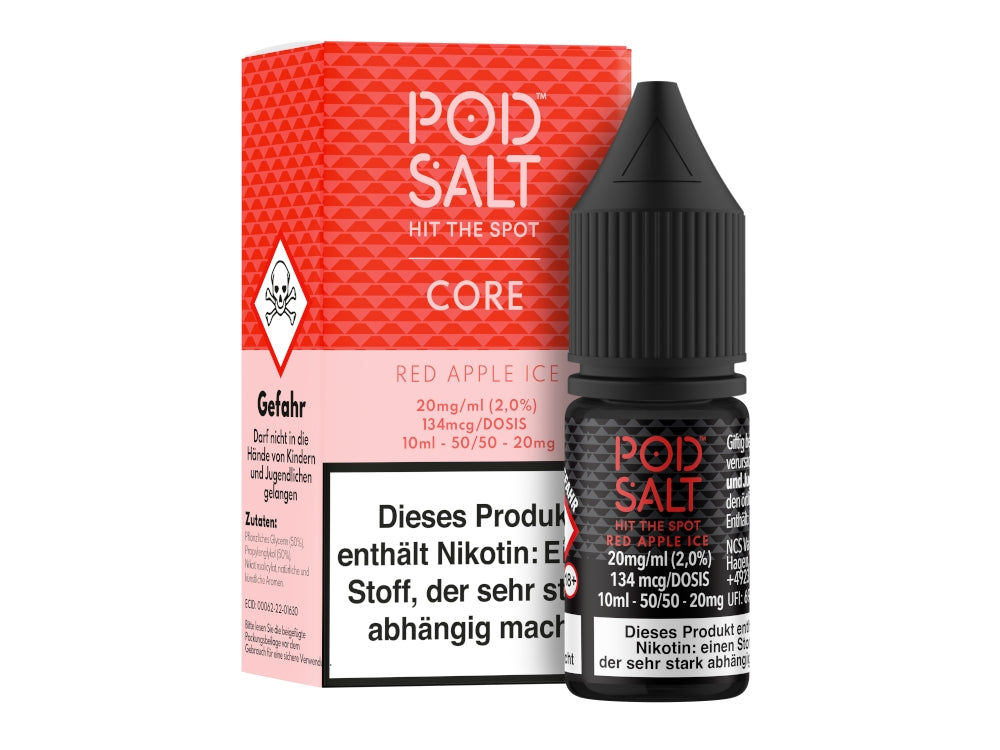Pod Salt - Core - Red Apple Ice - Nikotinsalz Liquid