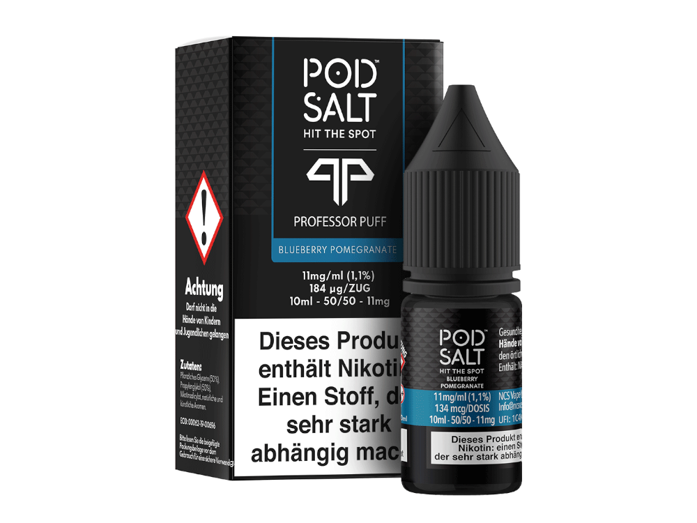 Pod Salt - Fusion - Blueberry Pomegranate - Nikotinsalz Liquid