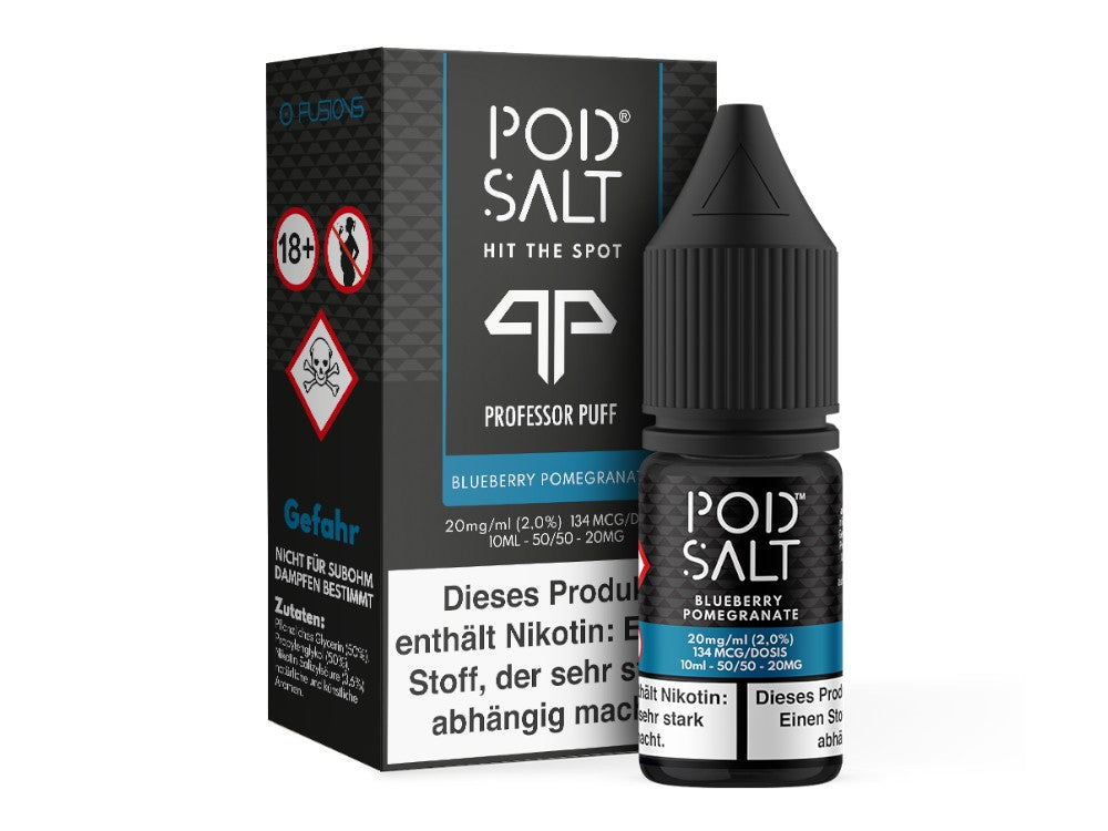 Pod Salt - Fusion - Blueberry Pomegranate - Nikotinsalz Liquid