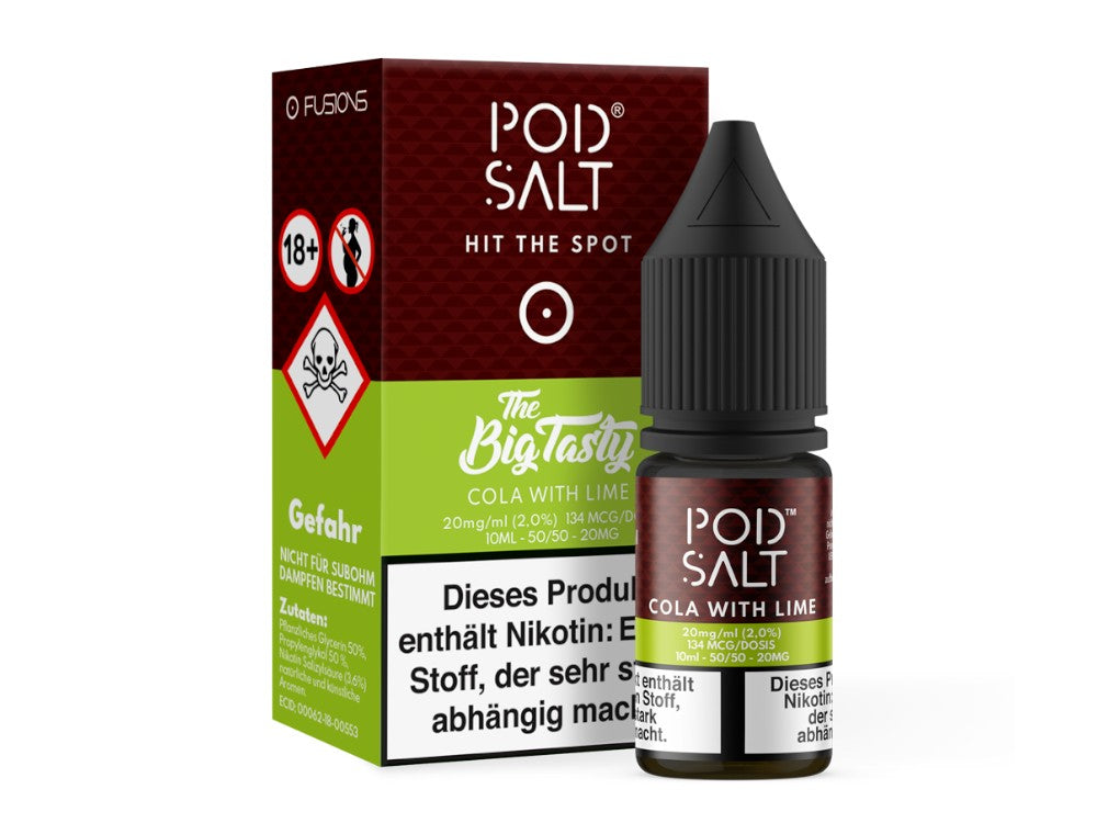 Pod Salt - Fusion - Cola with Lime - Nikotinsalz Liquid