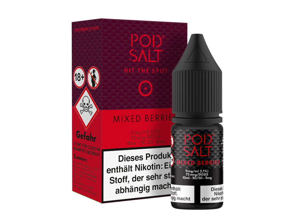 Pod Salt - Mixed Berries - Nikotinsalz Liquid