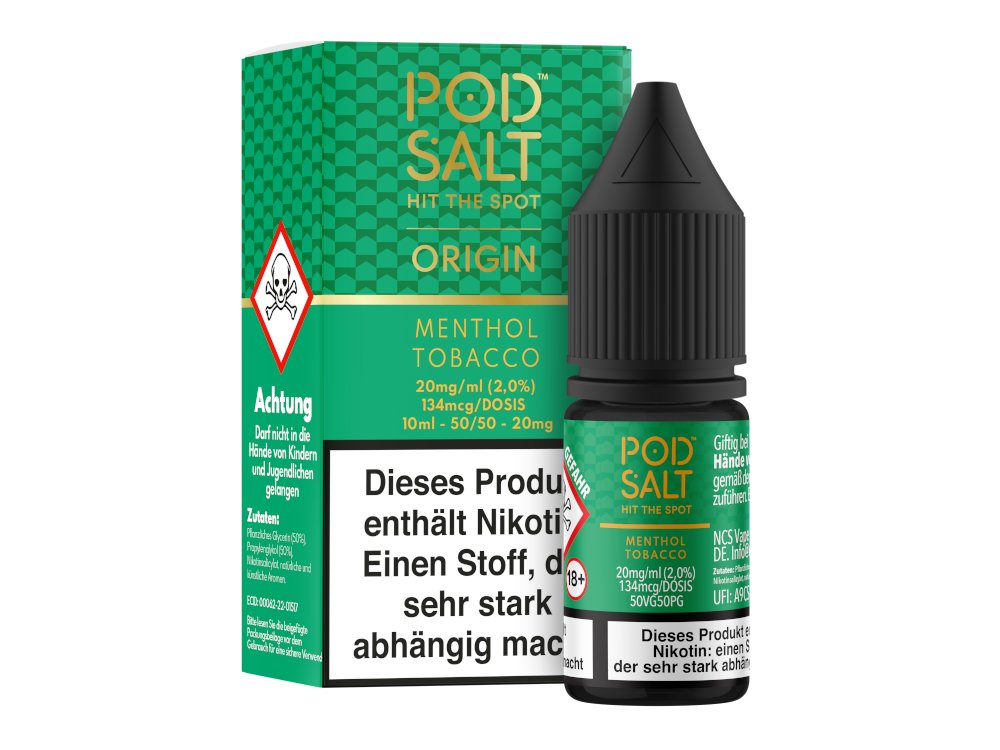 Pod Salt - Origin - Menthol Tobacco - Nikotinsalz Liquid