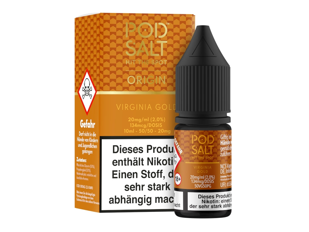 Pod Salt - Origin - Virginia Gold - Nikotinsalz Liquid