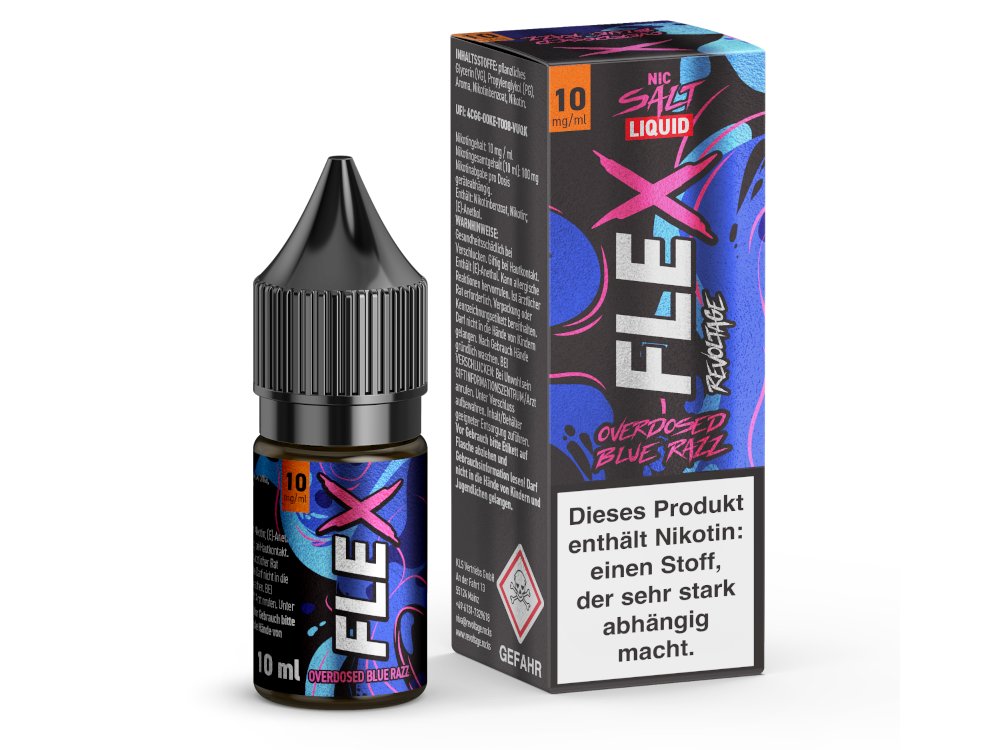 Revoltage - FLEX - Blue Razz - Nikotinsalz Liquid