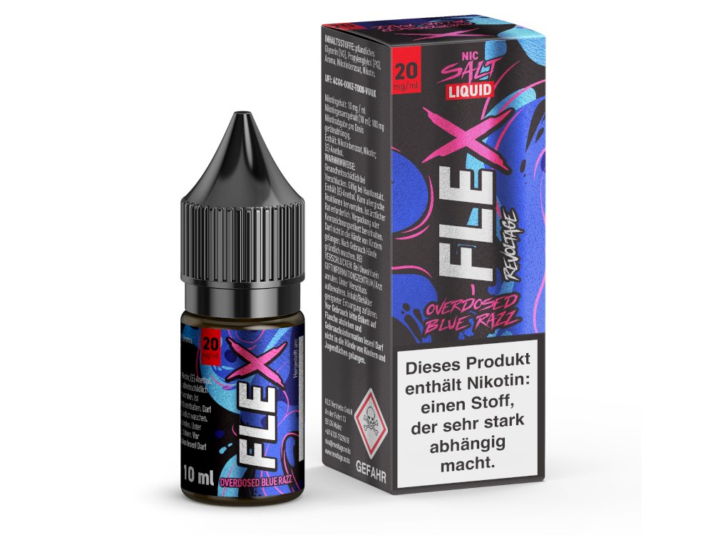 Revoltage - FLEX - Blue Razz - Nikotinsalz Liquid