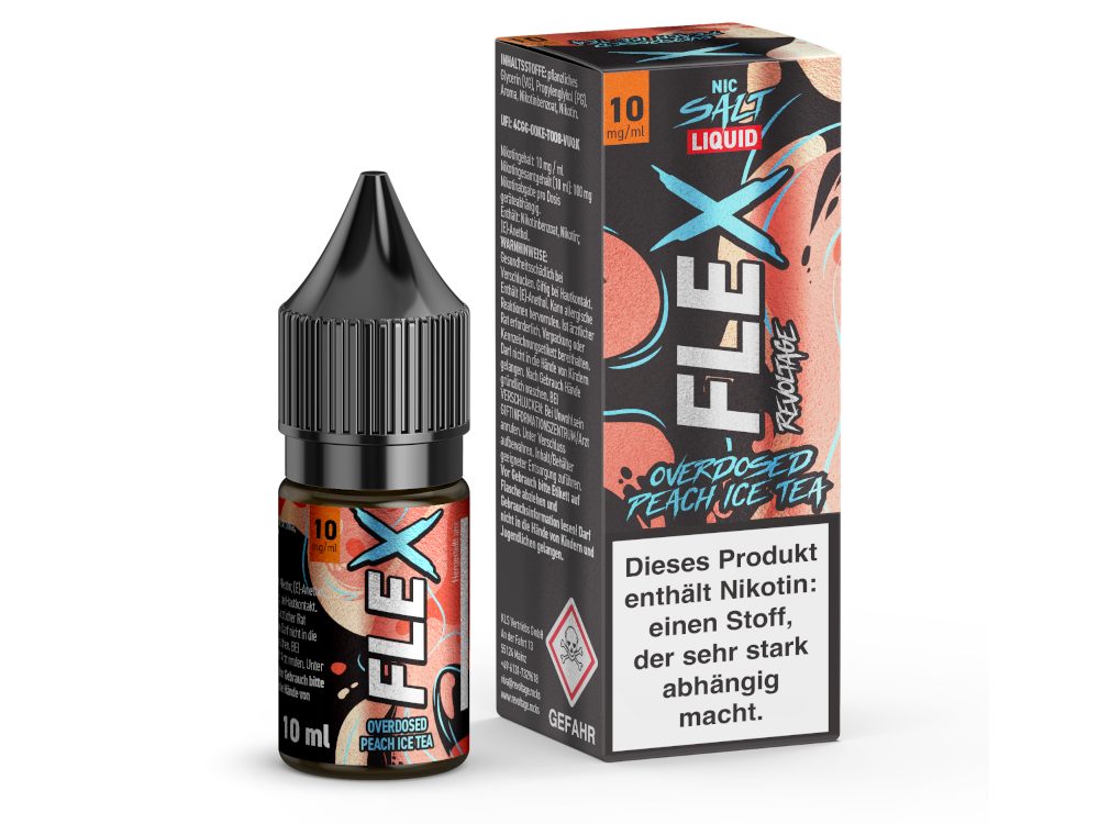 Revoltage - FLEX - Peach Ice Tea - Nikotinsalz Liquid