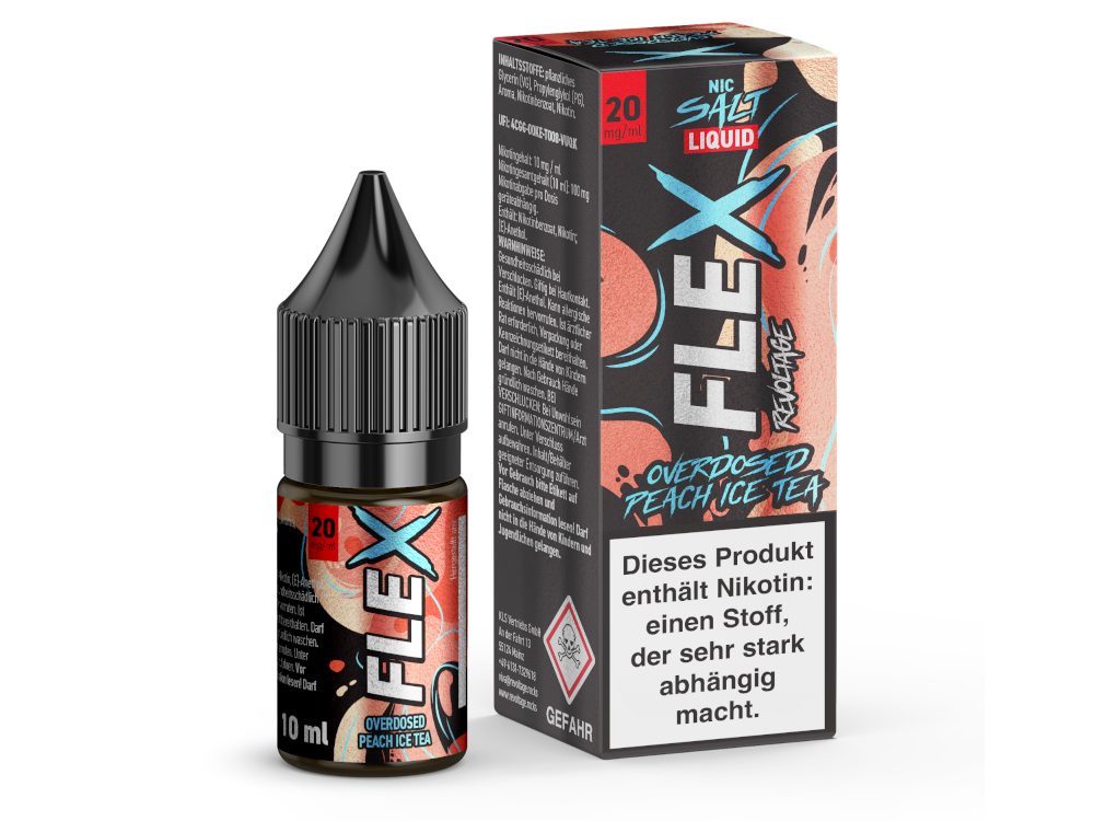 Revoltage - FLEX - Peach Ice Tea - Nikotinsalz Liquid