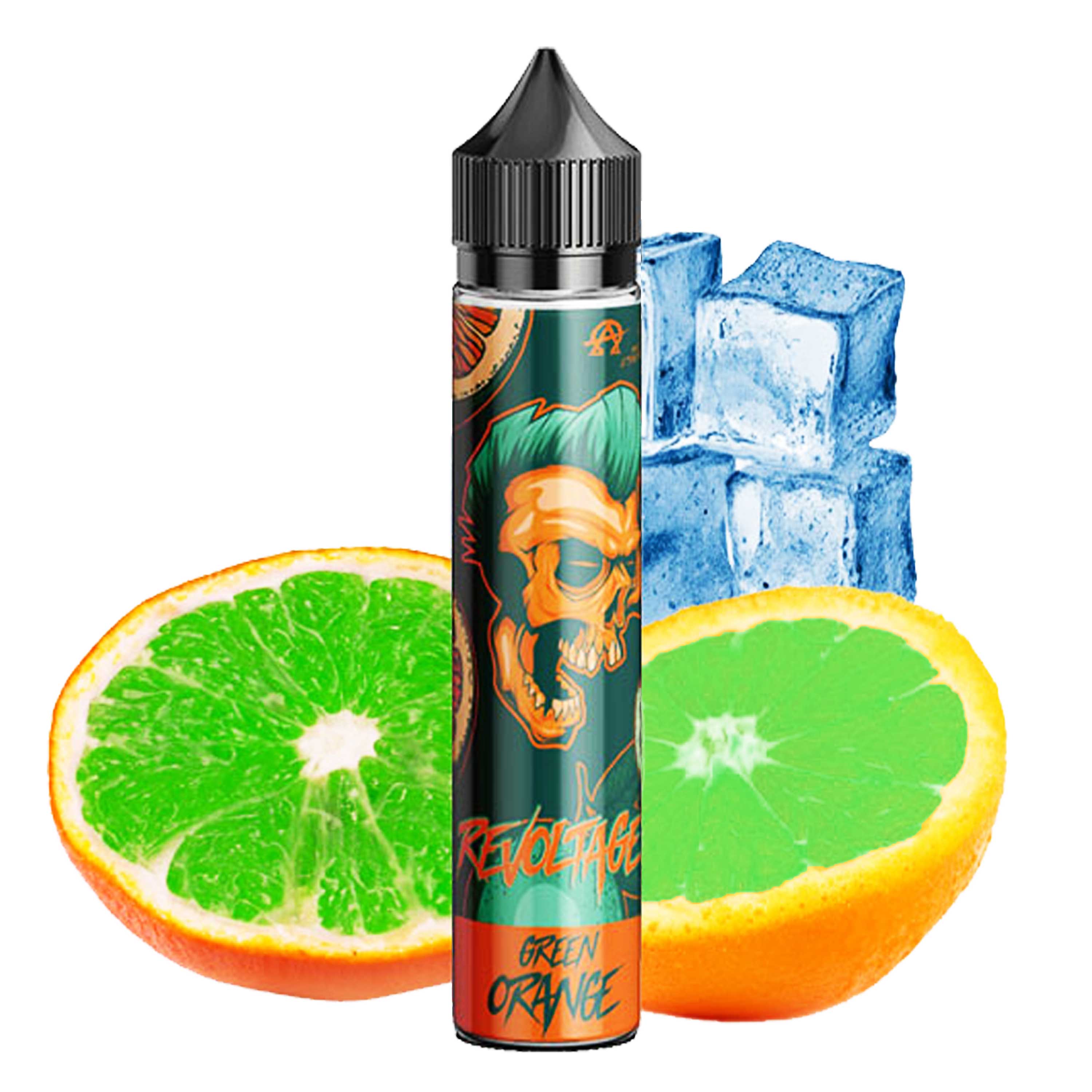 Revoltage - Green Orange - (15 ml in 75 ml LF) - Longfill-Aroma