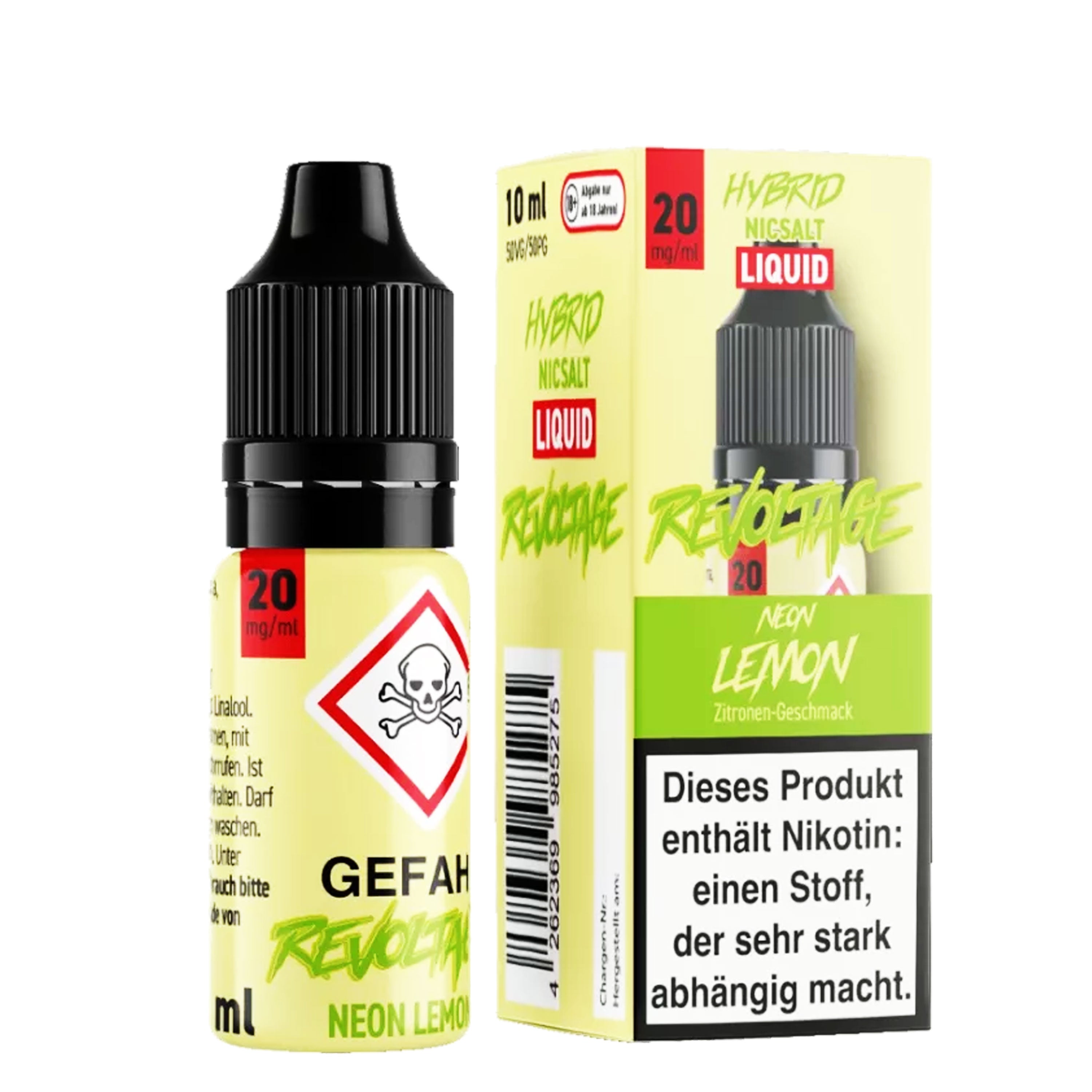 Revoltage - Neon Lemon - Hybrid Nikotinsalz Liquid (10 ml)