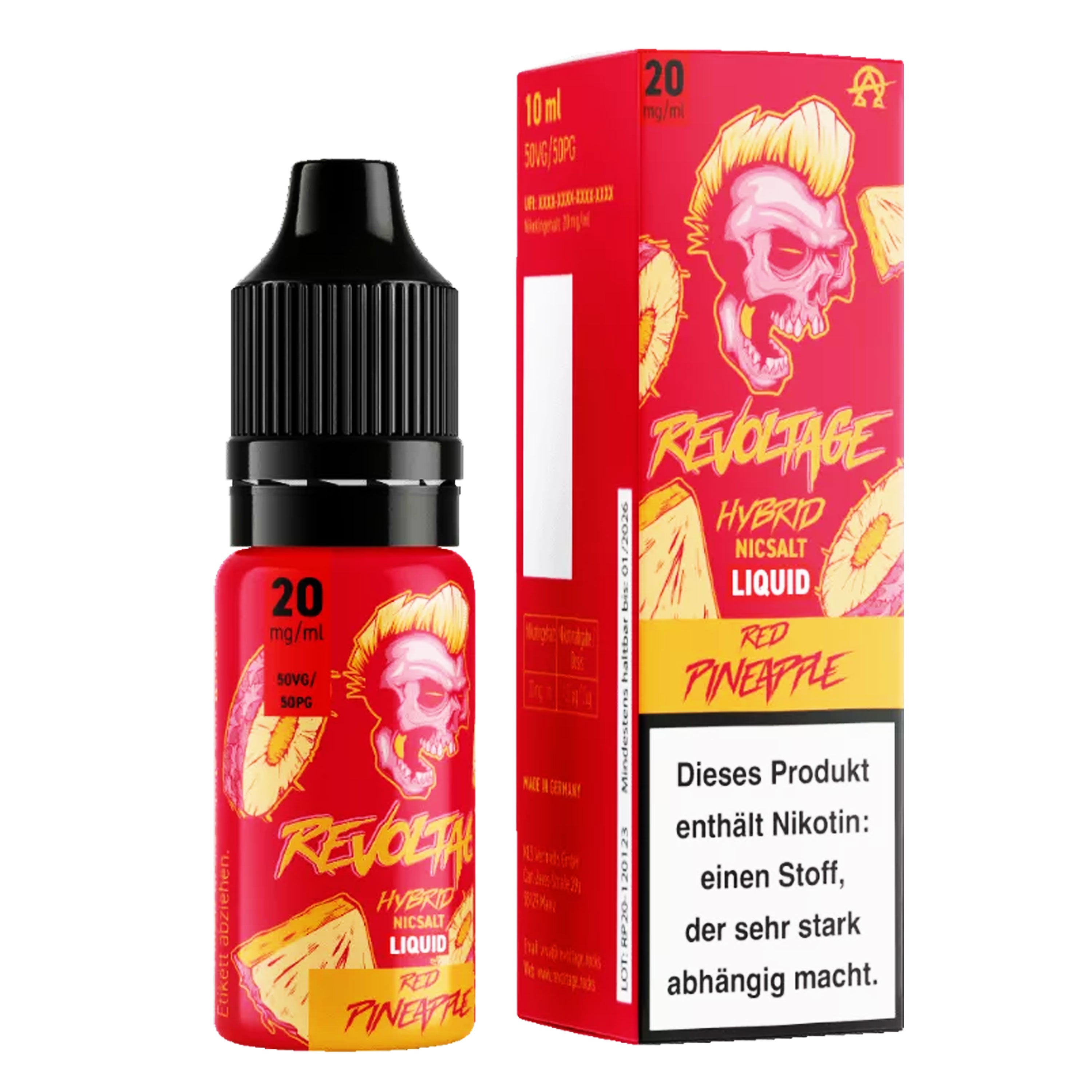 Revoltage - Red Pineapple - Hybrid Nikotinsalz Liquid (10 ml)