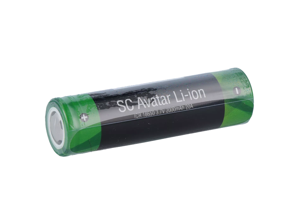 SC - Avatar Li-ion (2000 mAh) 20 A - 18650 Akku