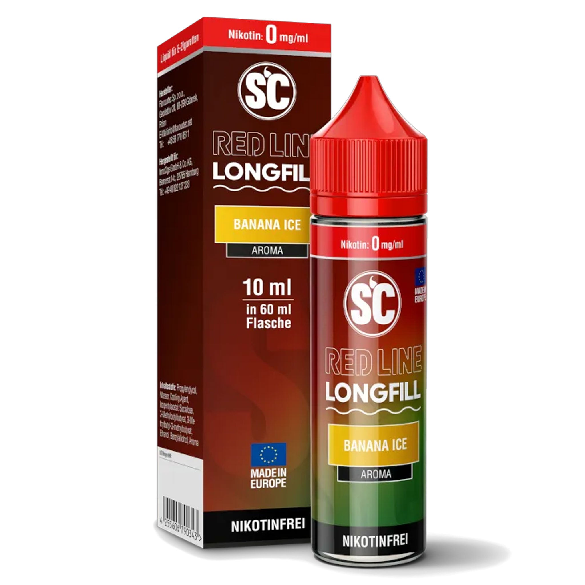 SC - Red Line - Banana Ice - Longfill Aroma 10 ml