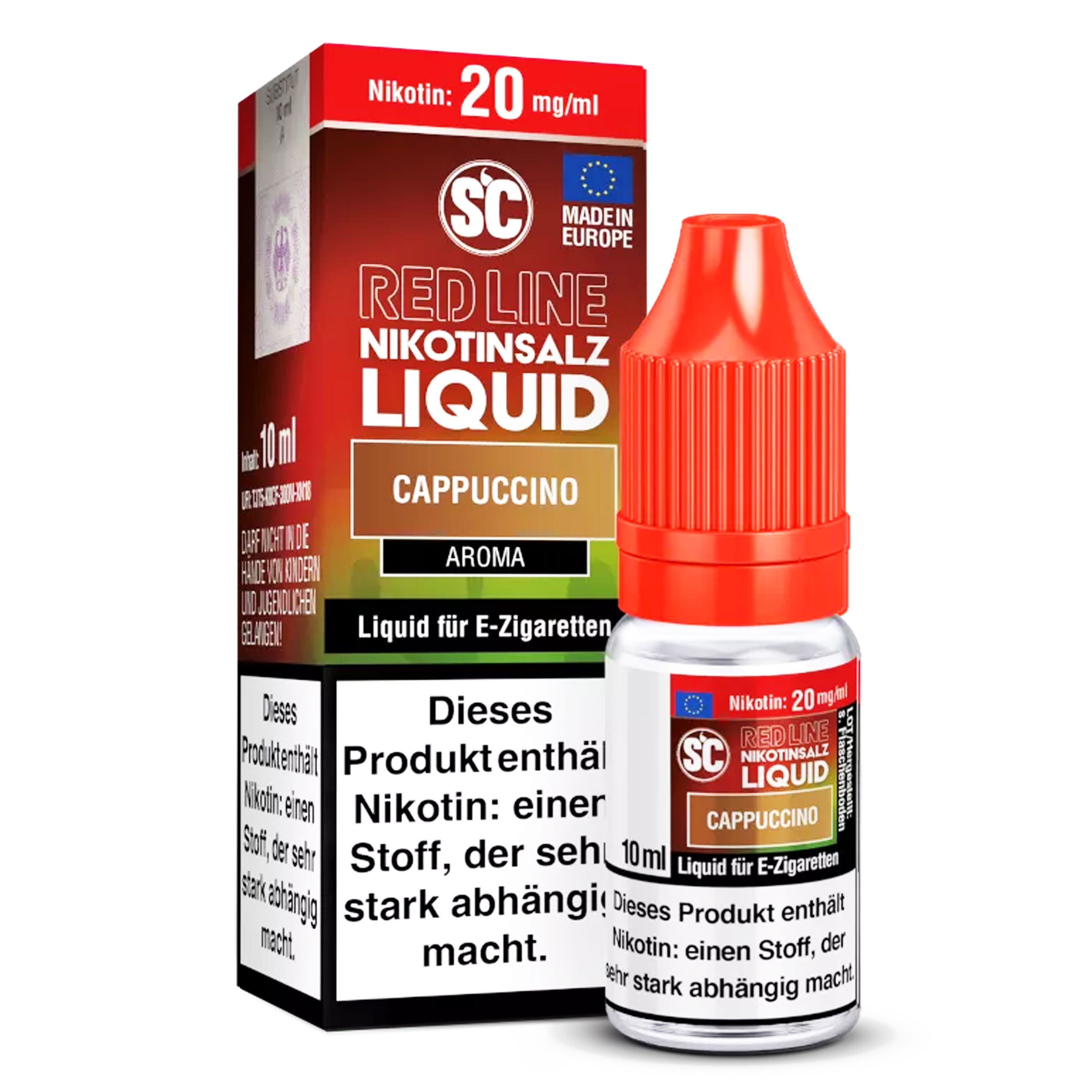 SC - Red Line - Cappuccino - Nikotinsalz Liquid (10 ml)