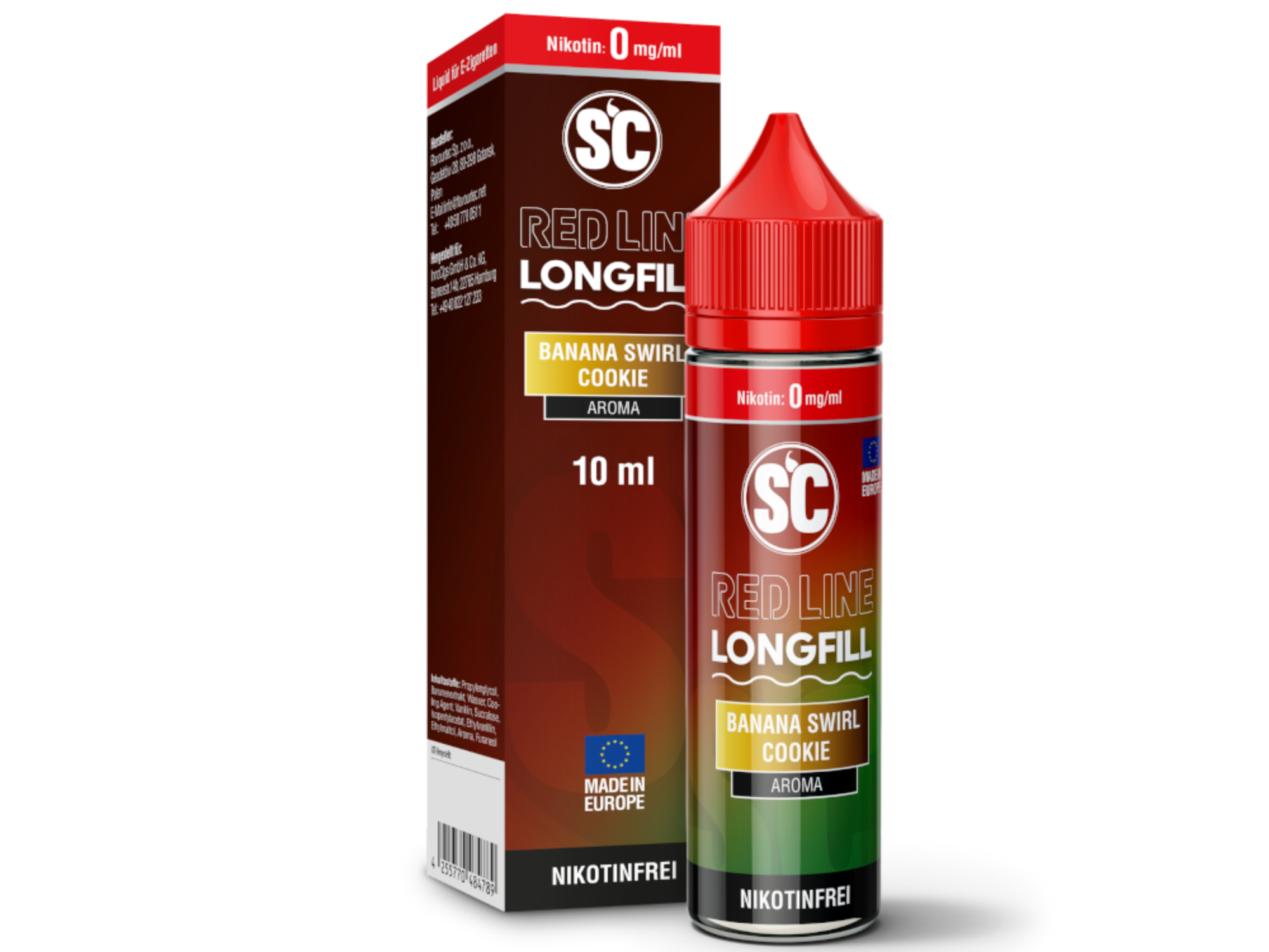 SC - Red Line - Banana Swirl Cookie - Longfill Aroma