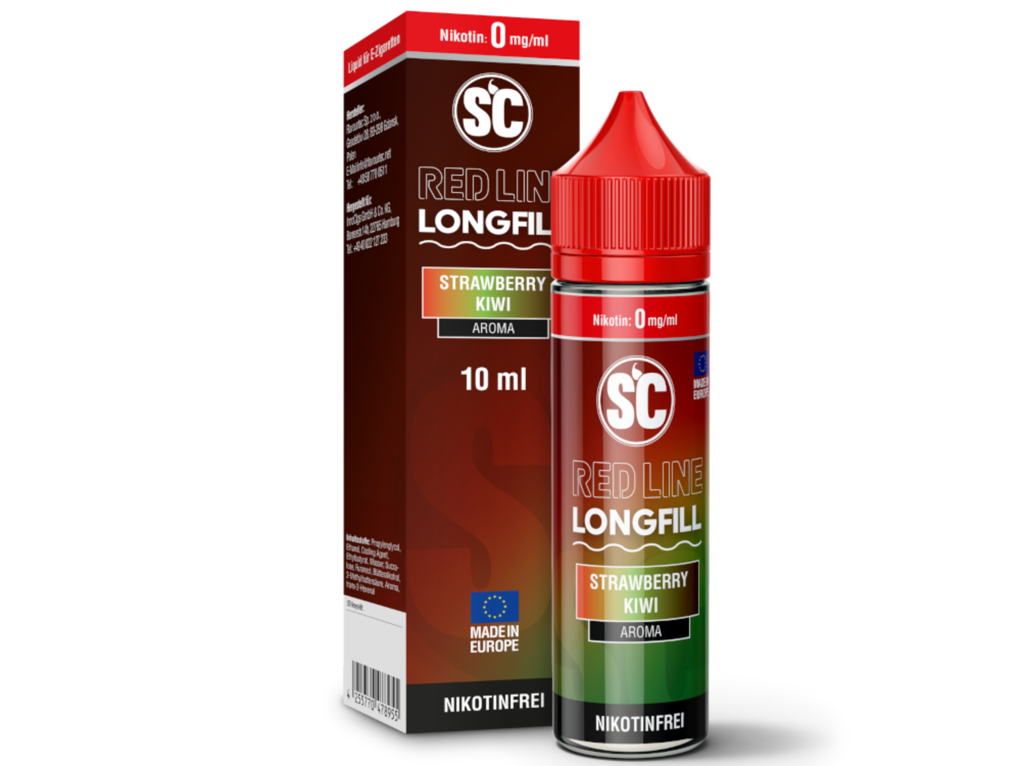 SC - Red Line - Strawberry Kiwi - Longfill Aroma solo