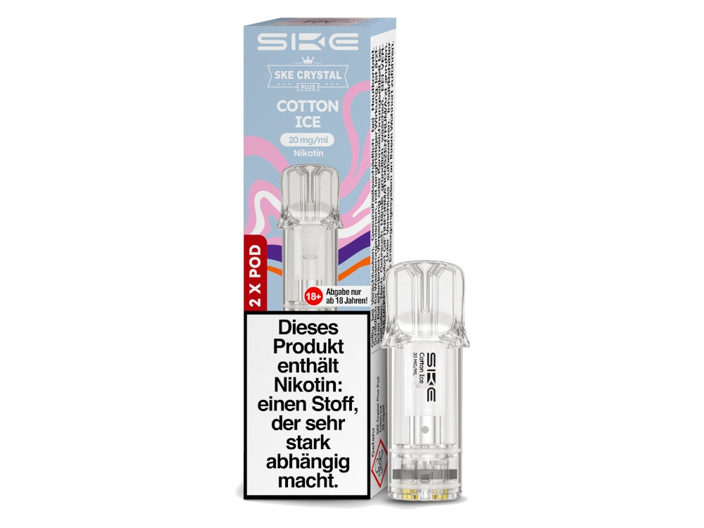 SKE - Crystal Plus Pods (2 x 2 ml) 20 mg/ml (2 Stück)
