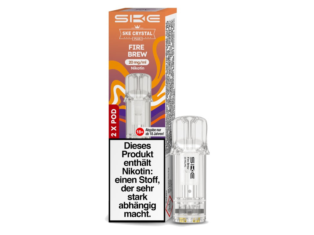 SKE - Crystal Plus Pods (2 x 2 ml) 20 mg/ml (2 Stück)